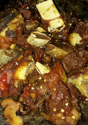 Foto resep Iga sapi pedas manis