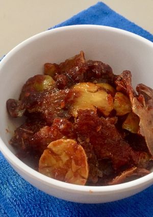 Foto resep Balado jengkol muda ikan asin