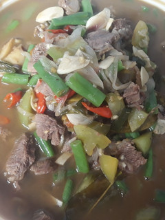 Foto resep Asem asem buncis daging
