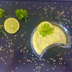 A picture of Tahini~Green Goddess Tahini 🍀💁‍♀️Ultimate Dressings/Spreads/Dips Ready within Minutes👉.