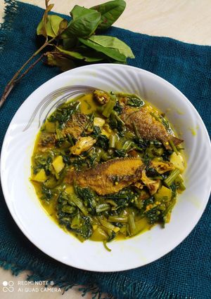 কলমি শাক রান্না রেসিপির প্রধান ছবি