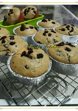 Foto resep Bakery style vanilla chocochips muffin