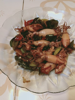 Foto resep Tumis Cumi Asin Cabai Hijau
