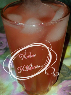 A picture of Water melon juice.