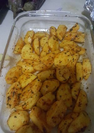 Una foto de Papas horneadas
