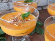 Una foto de mousse de mandarina