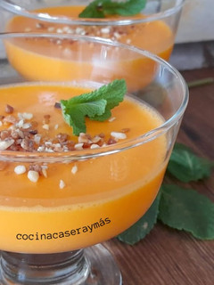 Una foto de Mousse de mandarina y yogur
