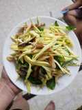 Gỏi xoài khô cá lóc