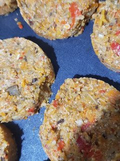 Una foto de Hamburguesas de vegetales (veganas)