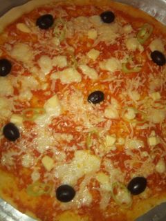 صورة لوصفة بيتزا