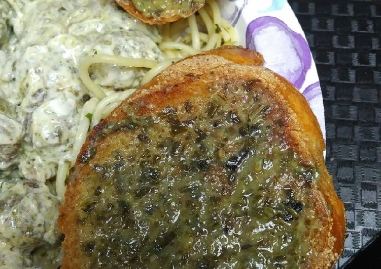 Simple Way to Make Speedy Fried Bacon Pesto Bread