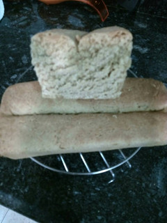Una foto de Pan de maíz y harina integral de espelta