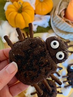 Une photo de Cookies araignée 🕷🎃👻