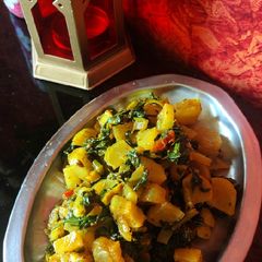 A picture of Mooli ki subji.