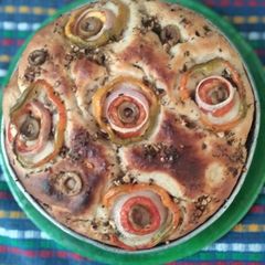 Bread Flour Focaccia Bread A picture of Bread Flour Focaccia Bread.