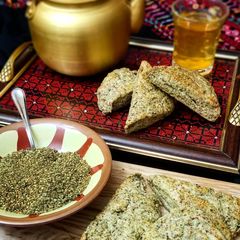 A picture of Za'atar scones.