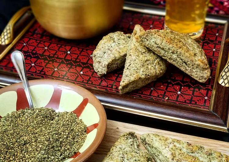 Steps to Make Speedy Za&#39;atar scones