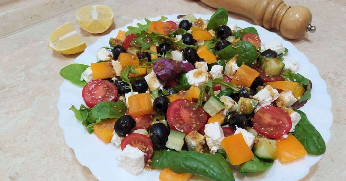 Греческий салат с орегано, 16 пошаговых рецептов с фото на сайте «Еда»