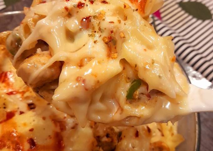 Chicken baked pasta