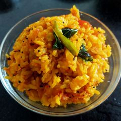 A picture of Masala Khichdi (Leftover recipe).