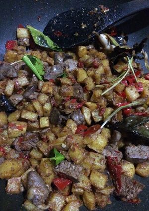 Foto resep Sambal goreng kentang ati