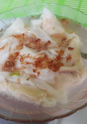 Foto resep Pangsit kuah ayam udang