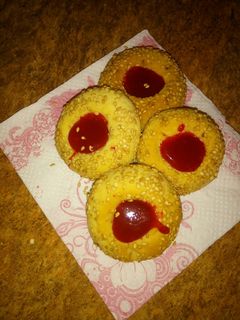 صورة لوصفة حلوى بالجلجلان