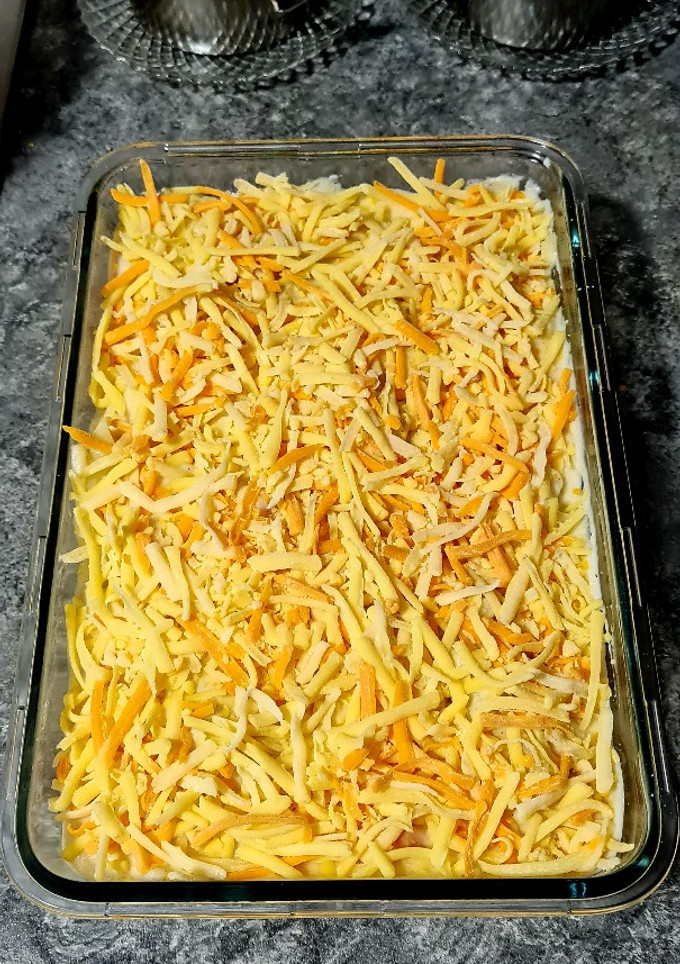 Una foto de Repollo con bechamel gratinado