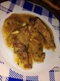 Costillas al vino blanco
