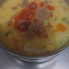 A picture of Lauki chana dal.