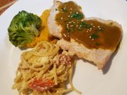 Una foto de salsa gravy