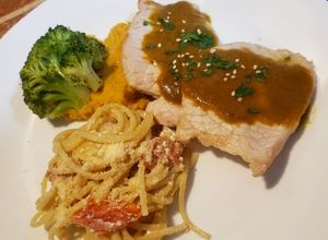 Una foto de Salsa tipo gravy