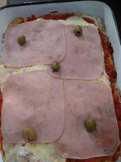Una foto de Pizza casera de la abuela
