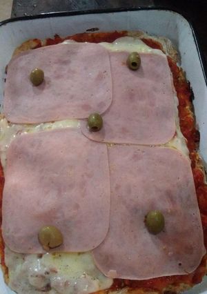 Una foto de Pizza casera de la abuela