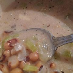 A picture of Creamy Black Eyed Peas.