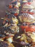 Pata y muslo de pollo al gancho