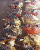 Pata y muslo de pollo al gancho