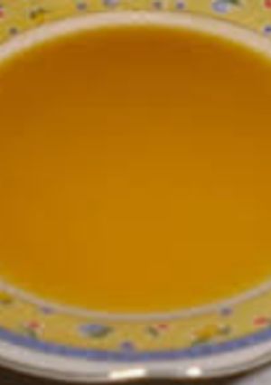 Una foto de Sopa licuada de verduras