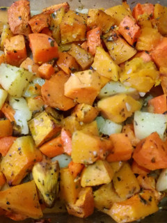 Una foto de Deliciosas verduras al horno
