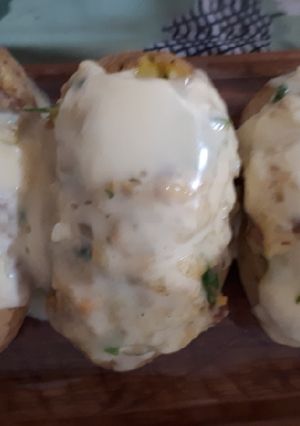 Una foto de Papas rellenas