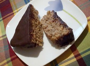 Una foto de Pastel de chocolate vegano