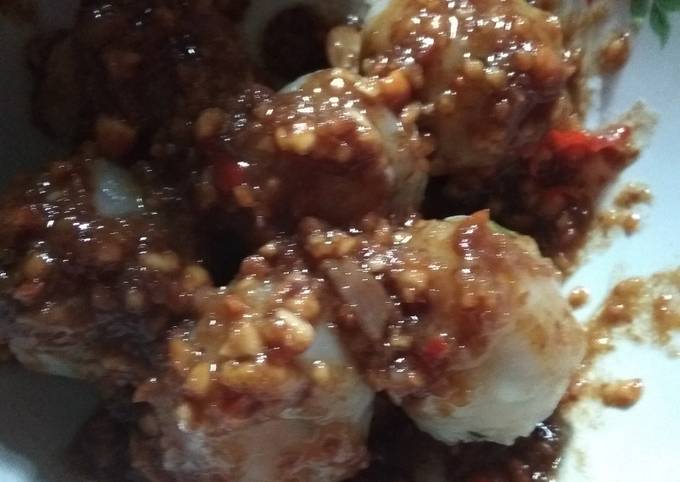 Resep Cilok Isi Tahu Bumbu Kacang Ala Akoeh Oleh Ratihadhitya Cookpad