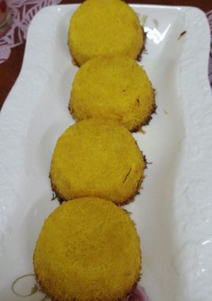 صورة لوصفة كنافه في قوالب الكب كيك