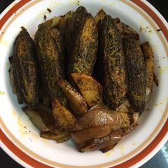 A picture of Bharwan (Stuffed) Karela.