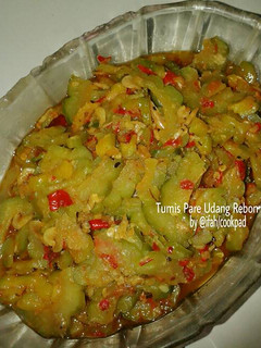 Foto resep Tumis Pare Udang Rebon