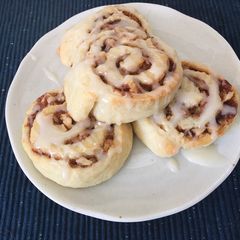 A picture of Toasted Walnut Cinnamon Roll Cookies.