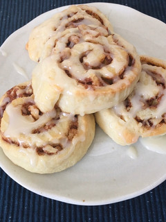 A picture of Toasted Walnut Cinnamon Roll Cookies.
