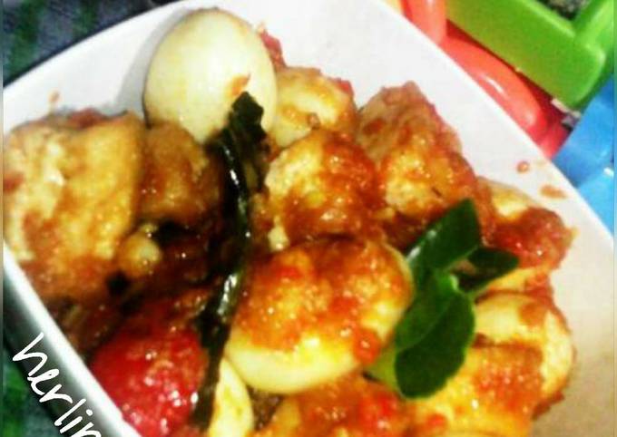 Tahu telur bumbu bali. resep.bunda.niken