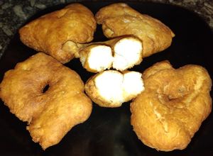 Una foto de Tortas fritas sin grasa como las hace mi suegra