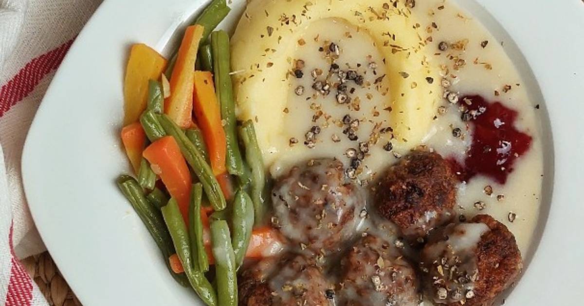 Resep 🇸🇪 SWEDISH MEATBALLS Ala IKEA 🇸🇪 Oleh Maidy - Cookpad